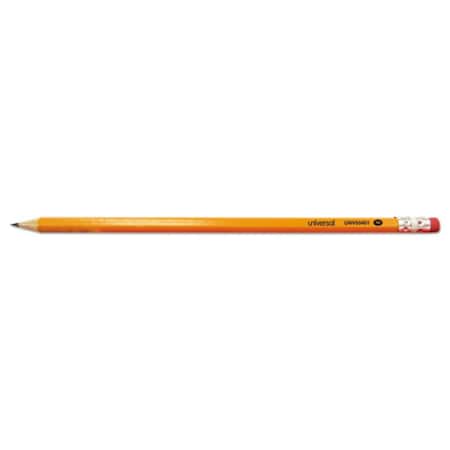 Universal Office Products No.2 Pre-Sharpened Woodcase Pencil, Yellow Barrel - 24 per Pack, 24PK 55401